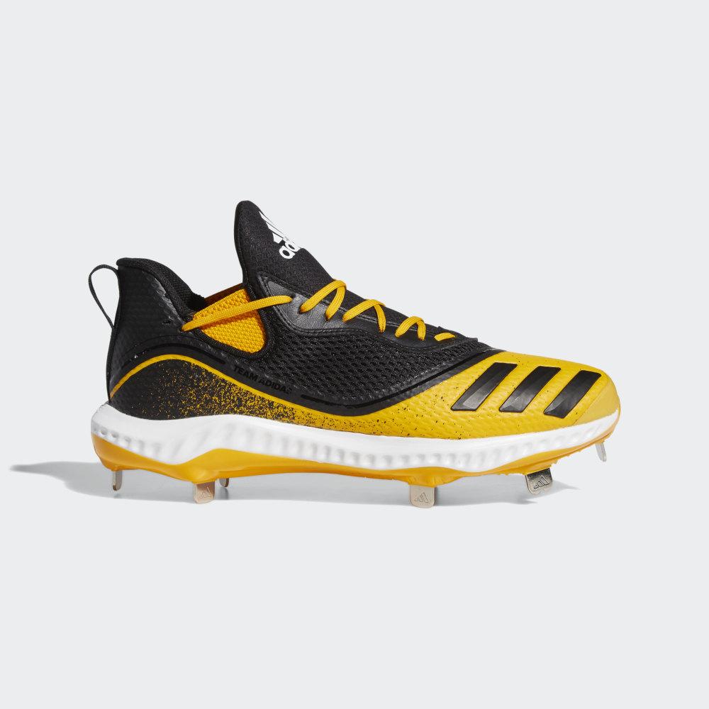 Adidas Men's Icon V Bounce Baseball Cleats Black/Gold Ireland G28251